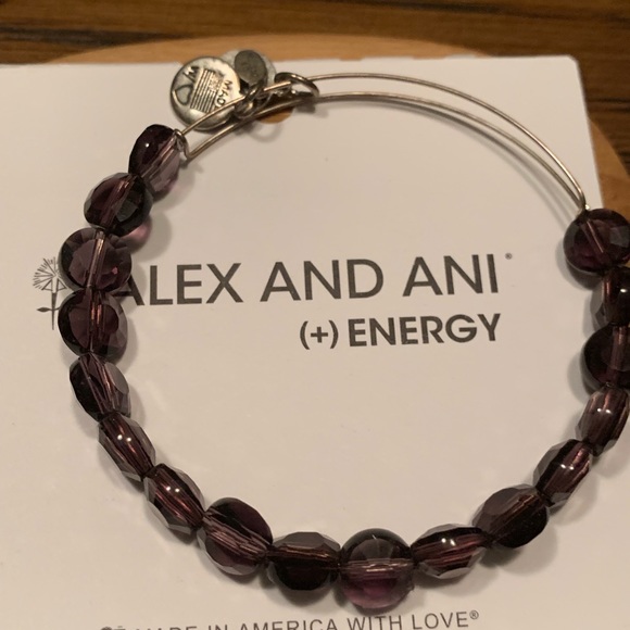 Alex and Ani Jewelry - Alex and Ani purple Luxe bracelet